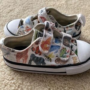 Vans sneakers with animal print. Size 7.